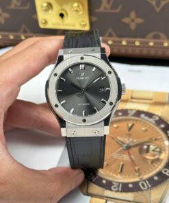 Đồng hồ Hublot Replica 11 Classic Fusion Titanium mặt xám máy cơ Thụy Sỹ xưởng JJZ 42mm (2)