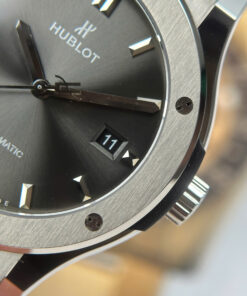 Đồng hồ Hublot Replica 11 Classic Fusion Titanium mặt xám máy cơ Thụy Sỹ xưởng JJZ 42mm (2)