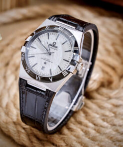 Đồng hồ Omega Constellation nam máy cơ nhật giá rẻ fake cao cấp 41mm