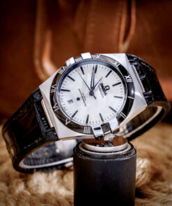 Đồng hồ Omega Constellation nam máy cơ nhật giá rẻ fake cao cấp 41mm