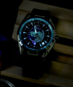 Đồng hồ Omega Seamaster Aqua Terra dây cao su đen fake cao cấp 42mm