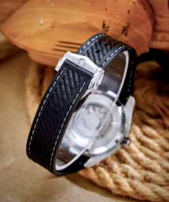 Đồng hồ Omega Seamaster Aqua Terra dây cao su đen fake cao cấp 42mm