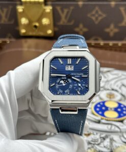 Đồng hồ Patek Philippe Cubitus 5822P Replica 11 mặt xanh dương máy cơ Thụy Sỹ 45mm (1)