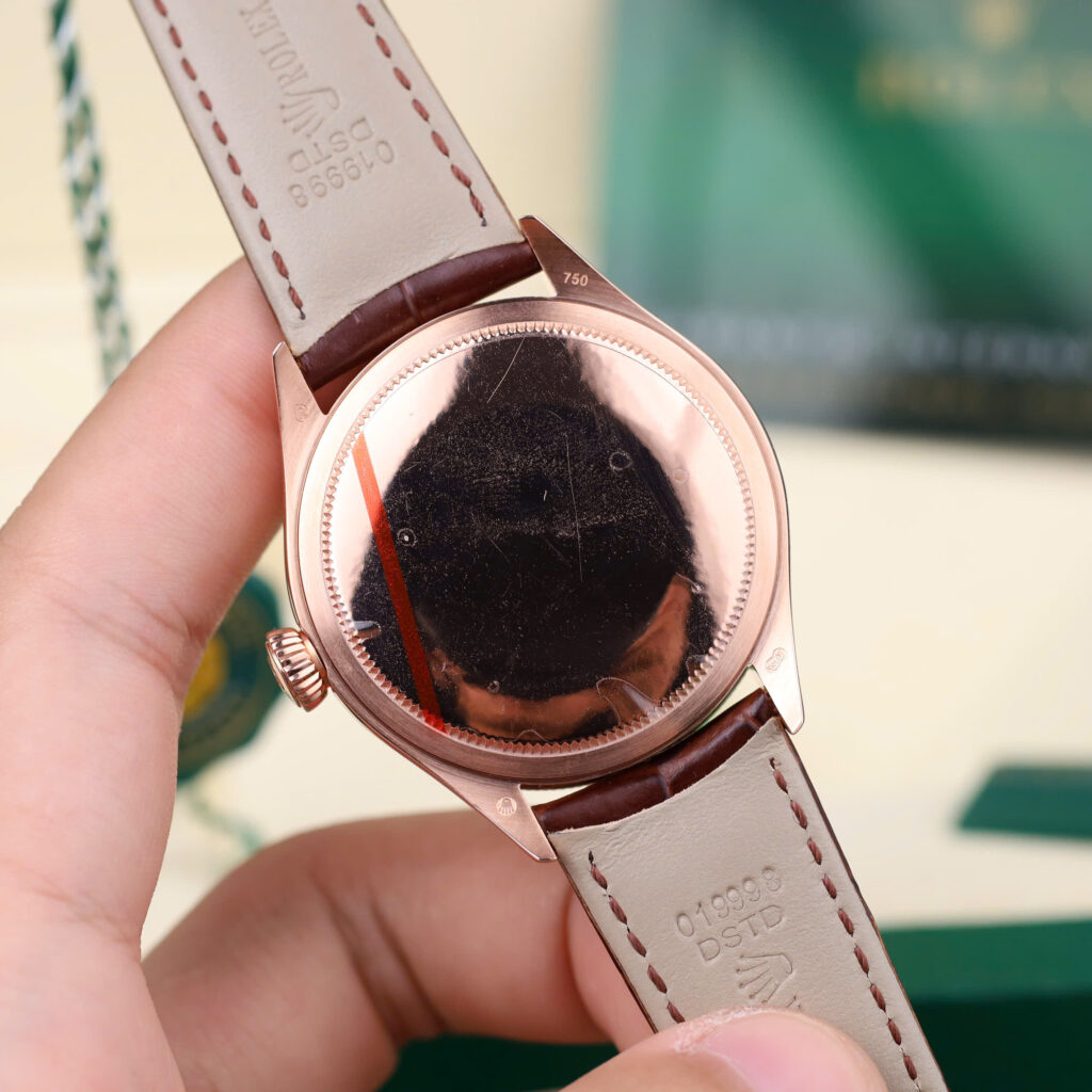 Đồng hồ Rolex Cellini 50515 Chế Tác bọc vàng thật 18K mặt trắng 39mm (2)