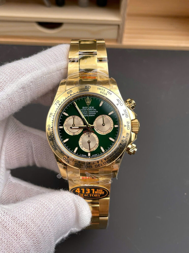 Đồng hồ Rolex Cosmograph Daytona 126508 Replica 11 mặt xanh loki nhà máy QF 40mm (2)