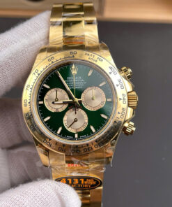 Đồng hồ Rolex Cosmograph Daytona 126508 Replica 11 mặt xanh loki nhà máy QF 40mm (2)