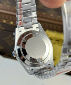 Đồng hồ Rolex Day-Date Rep 1 1 mặt trắng cọc số la mã nặng 186 gram xưởng QF 40mm (2)