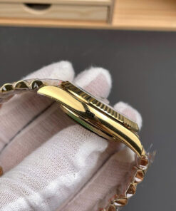 Đồng hồ Rolex Day-Date Replica 11 mặt đen máy cơ Thụy Sỹ nhà máy QF 40mm (2)