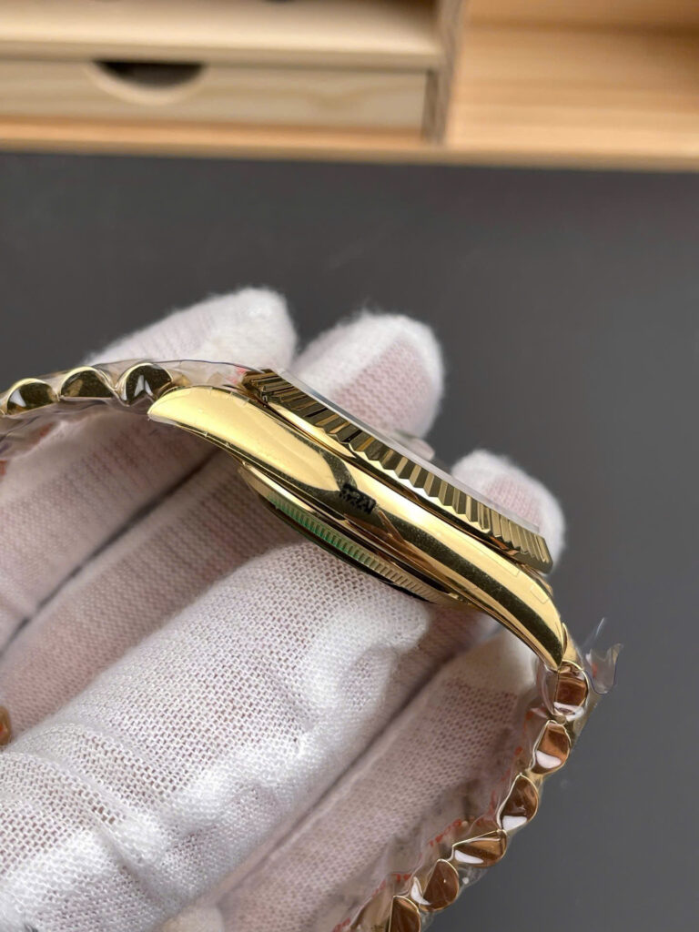 Đồng hồ Rolex Day-Date Replica 11 mặt đen máy cơ Thụy Sỹ nhà máy QF 40mm (2)