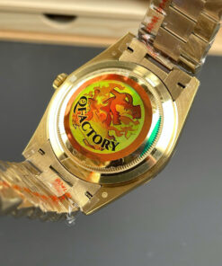 Đồng hồ Rolex Day-Date Replica 11 mặt đen máy cơ Thụy Sỹ nhà máy QF 40mm (2)