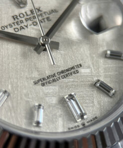 Đồng hồ Rolex Day-Date Replica 11 mặt thiên thạch nặng 186 grams nhà máy QF 40mm (2)