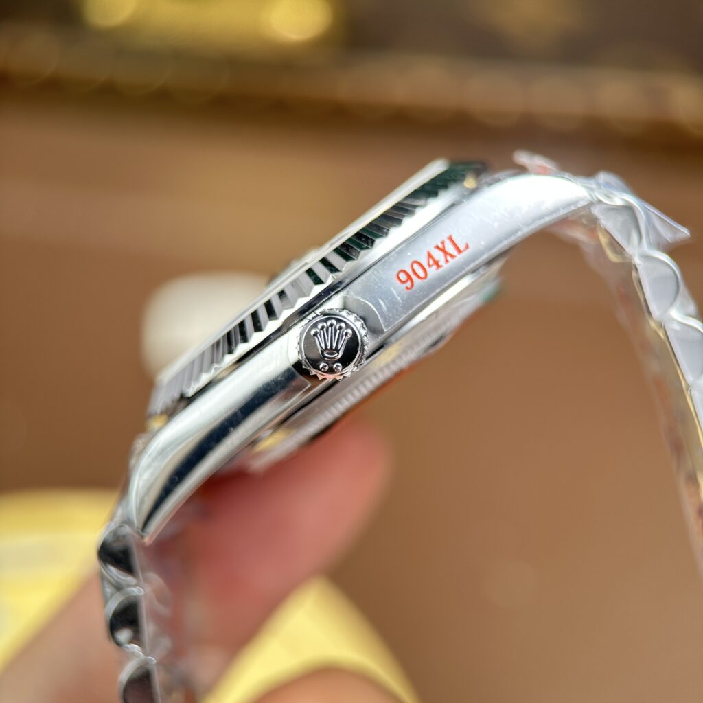 Đồng hồ Rolex Day-Date Replica cao cấp mặt xám nặng 186 grams nhà máy QF 40mm (14)