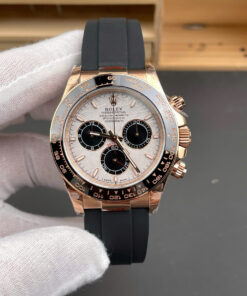 Đồng hồ Rolex Daytona 126515 Replica 11 mặt thiên thạch dây đeo oysterflex nhà máy QF 40mm (2)