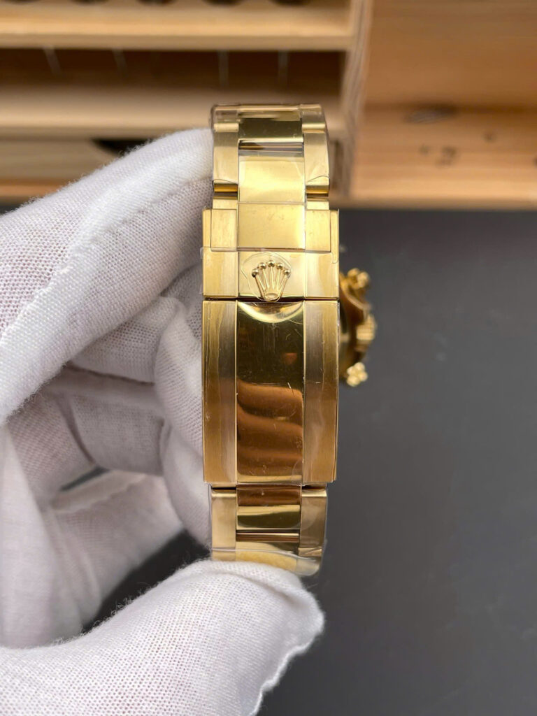 Đồng hồ Rolex Daytona 126528LN Le Mans Replica 11 mạ vàng máy Calibre 4132 Thụy Sỹ xưởng QF 40mm (2)