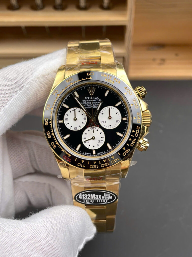 Đồng hồ Rolex Daytona 126528LN Le Mans Replica 11 mạ vàng máy Calibre 4132 Thụy Sỹ xưởng QF 40mm (2)