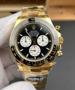 Đồng hồ Rolex Daytona 126528LN Le Mans Replica 11 mạ vàng máy Calibre 4132 Thụy Sỹ xưởng QF 40mm (2)