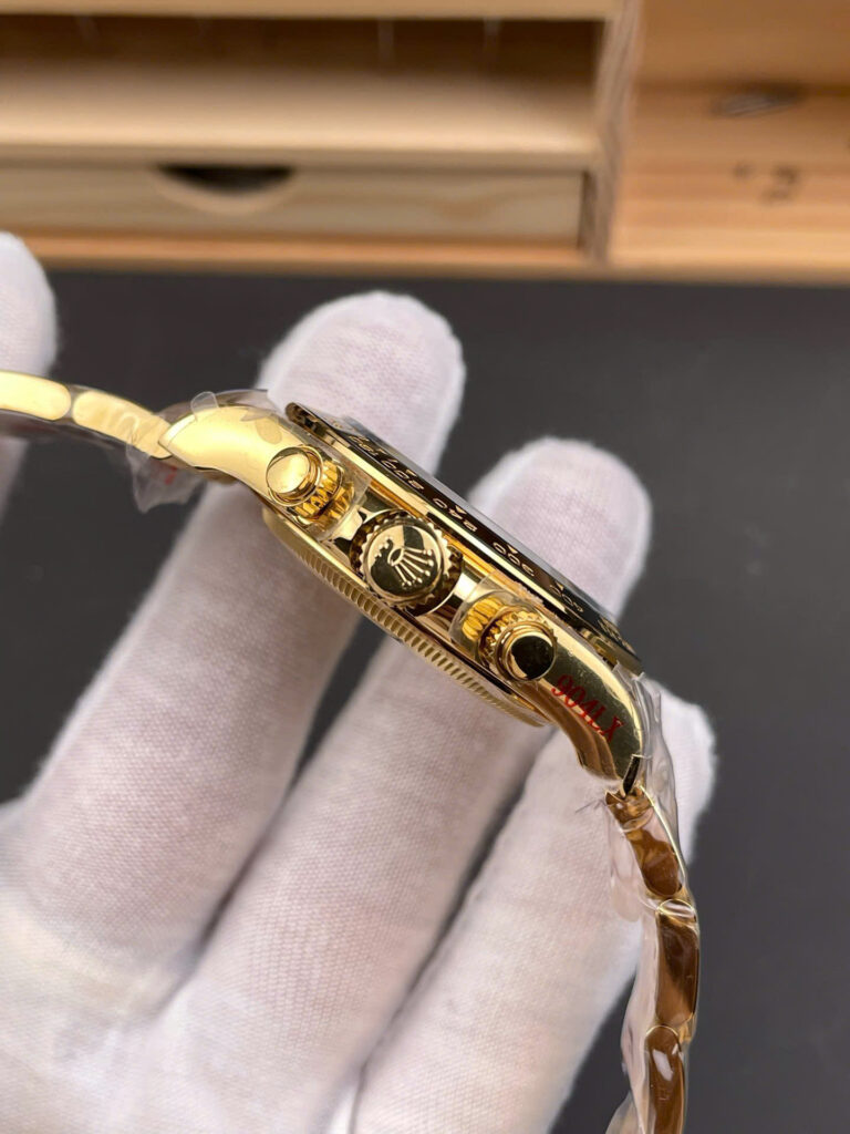 Đồng hồ Rolex Daytona 126528LN Le Mans Replica 11 mạ vàng máy Calibre 4132 Thụy Sỹ xưởng QF 40mm (2)
