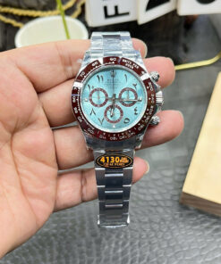 Đồng hồ Rolex Daytona Rep 11 mặt xanh băng cọc số chữ Ả Rập nhà máy QF 40mm (2)