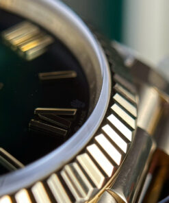 Đồng hồ Rolex Rep 11 Day-Date nam mặt xanh lá cây ombre nặng 186 gram xưởng QF 40mm (2)