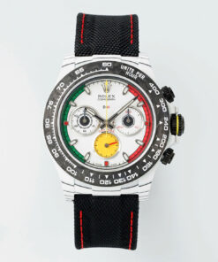 Đồng hồ Rolex Replica 11 Daytona DiW Ferrari vỏ carbon trắng siêu nhẹ 40mm (2)