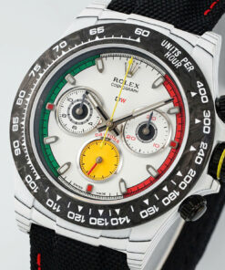 Đồng hồ Rolex Replica 11 Daytona DiW Ferrari vỏ carbon trắng siêu nhẹ 40mm (2)
