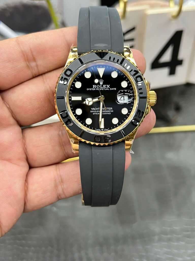 Đồng hồ Rolex Yacht-Master 226658 Replica 11 mạ vàng máy cơ Thụy Sỹ nhà máy QF 42mm (2)