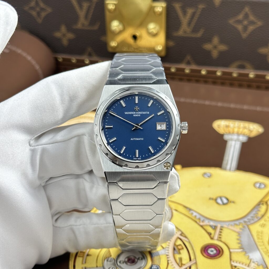 Đồng hồ Vacheron Constantin Historiques 222 Replica 11 mặt xanh dương máy cơ Thụy Sỹ xưởng 8F 37mm (2)