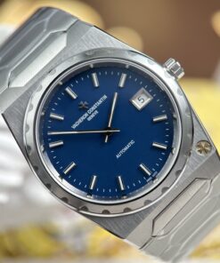 Đồng hồ Vacheron Constantin Historiques 222 Replica 11 mặt xanh dương máy cơ Thụy Sỹ xưởng 8F 37mm (2)