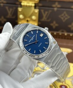 Đồng hồ Vacheron Constantin Historiques 222 Replica 11 mặt xanh dương máy cơ Thụy Sỹ xưởng 8F 37mm (2)