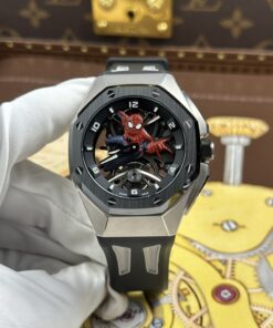 Đồng hồ nam Audemars Piguet Replica 11 Royal Oak Titanium 26631IO Spider-Man dây cao su 42mm (2)