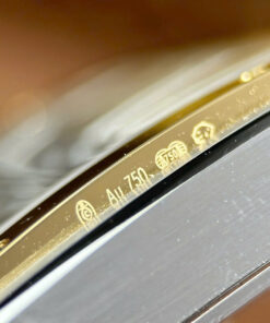 Đồng hồ nam Cartier Santos Rep 1 1 mặt lộ cơ viền vàng nhà máy MLF 39 (1)