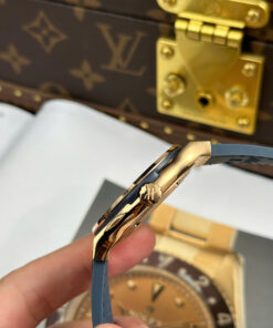 Đồng hồ nam Hublot Rep 11 Classic Fusion King Gold mặt xanh dương máy cơ Thụy Sỹ xưởng JJZ 42mm (2)