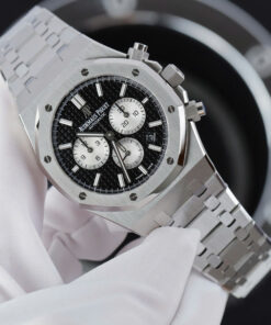 Đồng hồ nam Rep 11 Audemars Piguet Royal Oak Chronograph 26331ST mặt đen nhà máy APS 41mm (2)