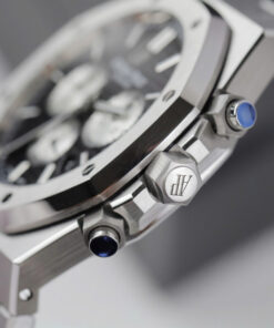 Đồng hồ nam Rep 11 Audemars Piguet Royal Oak Chronograph 26331ST mặt đen nhà máy APS 41mm (2)
