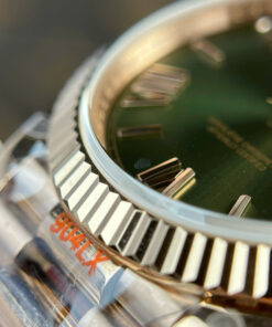 Đồng hồ nam Replica 11 Rolex Day-Date mặt xanh lá cây nặng 186 gram nhà máy QF 40mm (2)