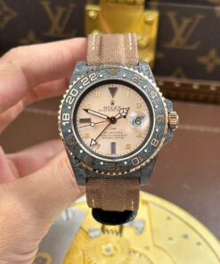 Đồng hồ nam Rolex GMT-Master II DiW Replica 11 mặt hồng máy cơ Thụy Sỹ 40mm (1)