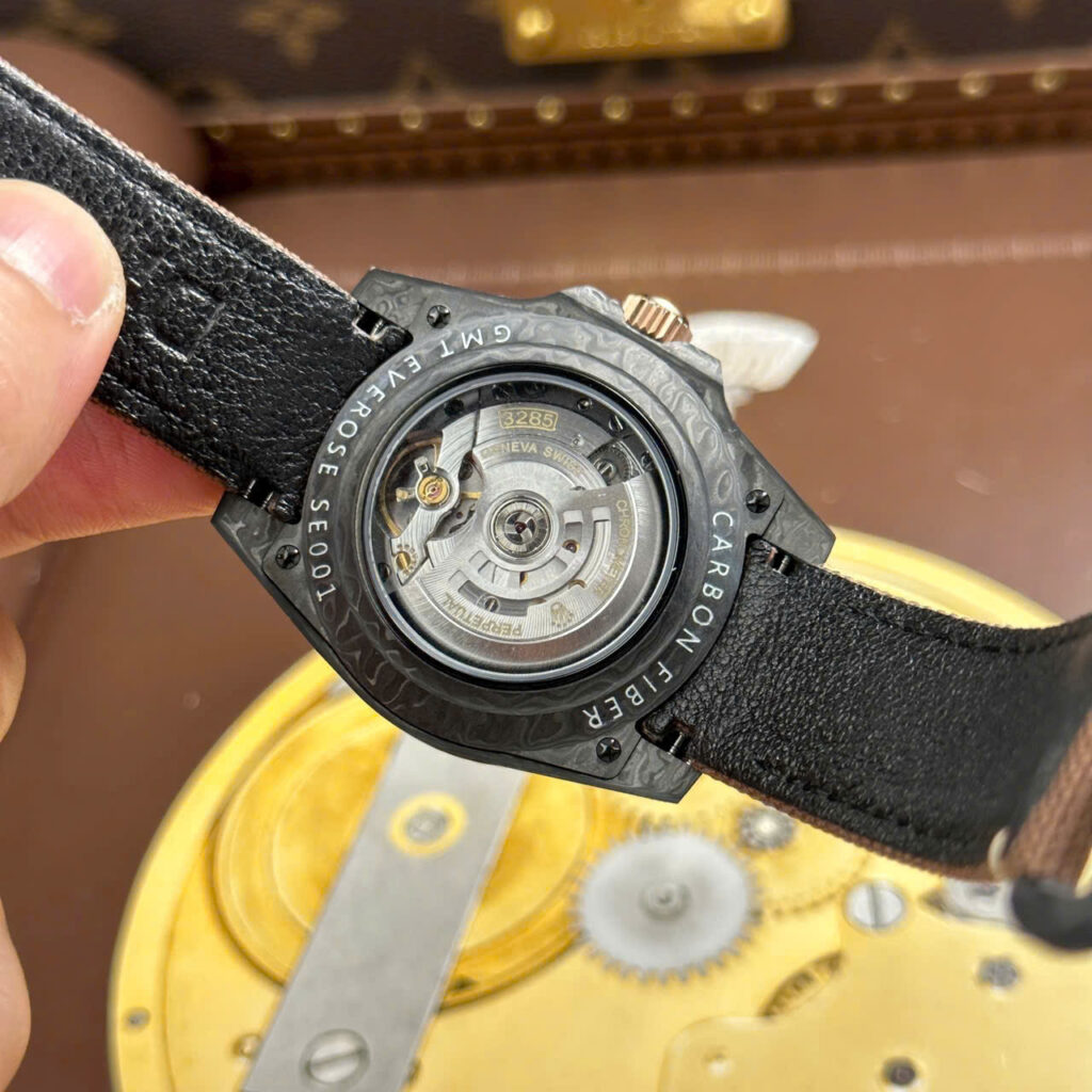 Đồng hồ nam Rolex GMT-Master II DiW Replica 11 mặt hồng máy cơ Thụy Sỹ 40mm (1)