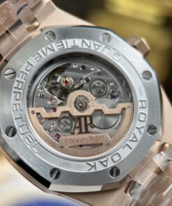 Đồng Hồ Audemars Piguet Rep 11 Royal Oak Perpetual Calendar 26574OR mặt xanh dương vỏ mạ vàng hồng 41mm (2)
