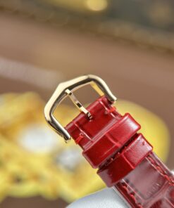 Đồng Hồ Cartier Ballon Bleu WJBB0033 Replica 11 nữ mạ vàng hồng viền đính đá xưởng AF 33mm (2)