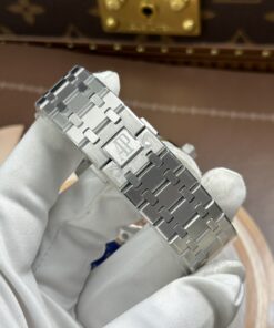 Đồng hồ Audemars Piguet Rep cao cấp Royal Oak Perpetual Calendar 26574ST mặt xanh dương dây kim loại 41mm (13)