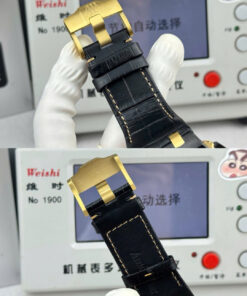 Đồng hồ Audemars Piguet Replica 11 Royal Oak Offshore Chronograph 26420CE vỏ gốm đen dây da nhà máy LS 43mm (2)