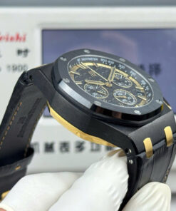Đồng hồ Audemars Piguet Replica 11 Royal Oak Offshore Chronograph 26420CE vỏ gốm đen dây da nhà máy LS 43mm (2)