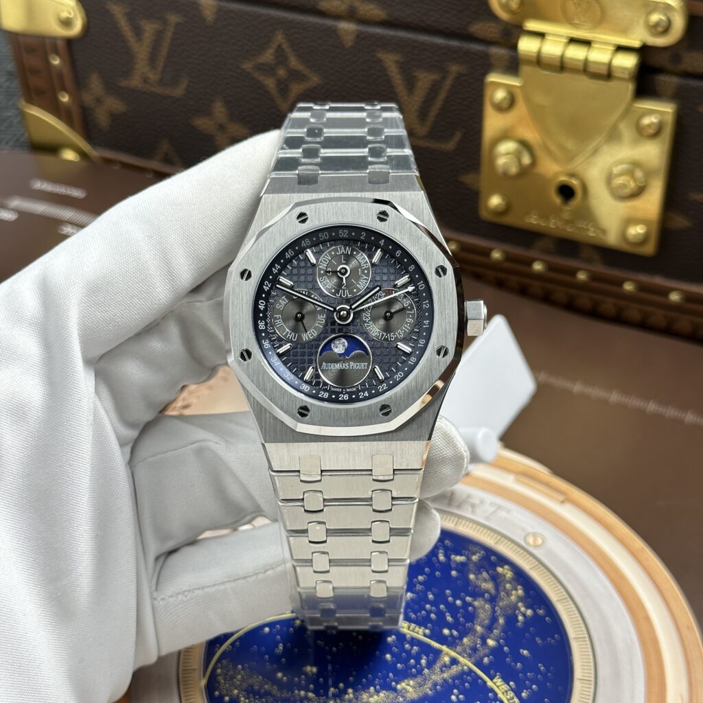 Đồng hồ Audemars Piguet Replica 11 Royal Oak Perpetual Calendar 26574TI chạy full chức năng chuẩn auth 41mm (1)