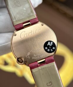 Đồng hồ Cartier Ballon Blanc Replica 11 mạ vàng hồng máy pin xưởng AF 30mm (2)