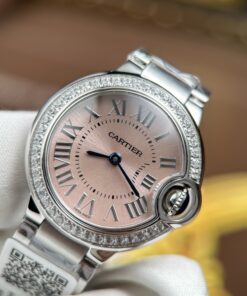 Đồng hồ Cartier Ballon Bleu W4BB0037 Replica 11 mặt hồng máy pin Thụy Sỹ xưởng AF 33mm (2)