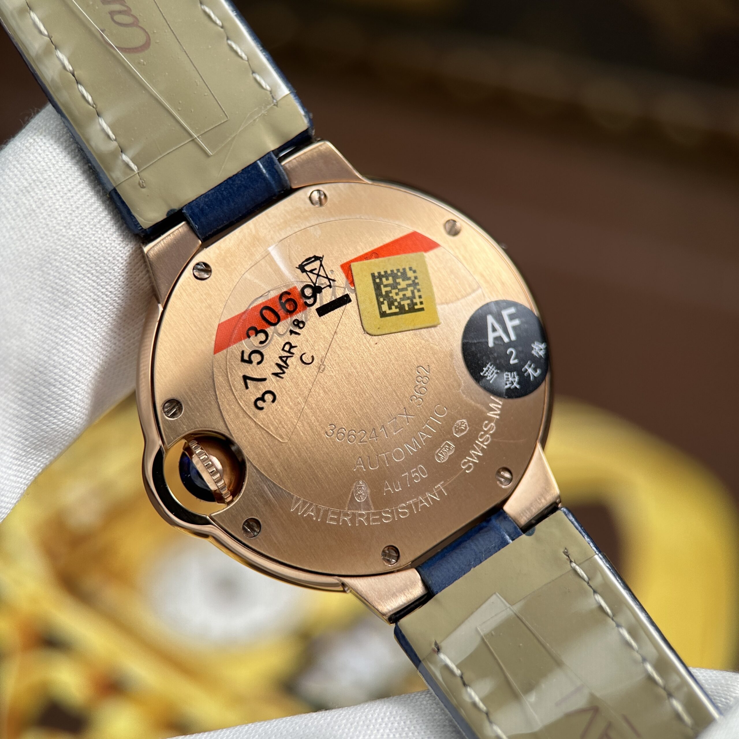 Đồng hồ Cartier Ballon Bleu WGBB0052 Replica 11 mạ vàng hồng dây da xưởng AF 33mm (2) Đồng hồ Cartier Ballon Bleu WGBB0052 Replica 11 mạ vàng hồng dây da xưởng AF 33mm (2)