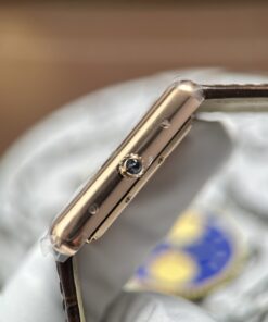 Đồng hồ Cartier Tank Louis Rep 1 1 mặt trắng mạ vàng hồng máy cơ tự động 27.8×38 (1)