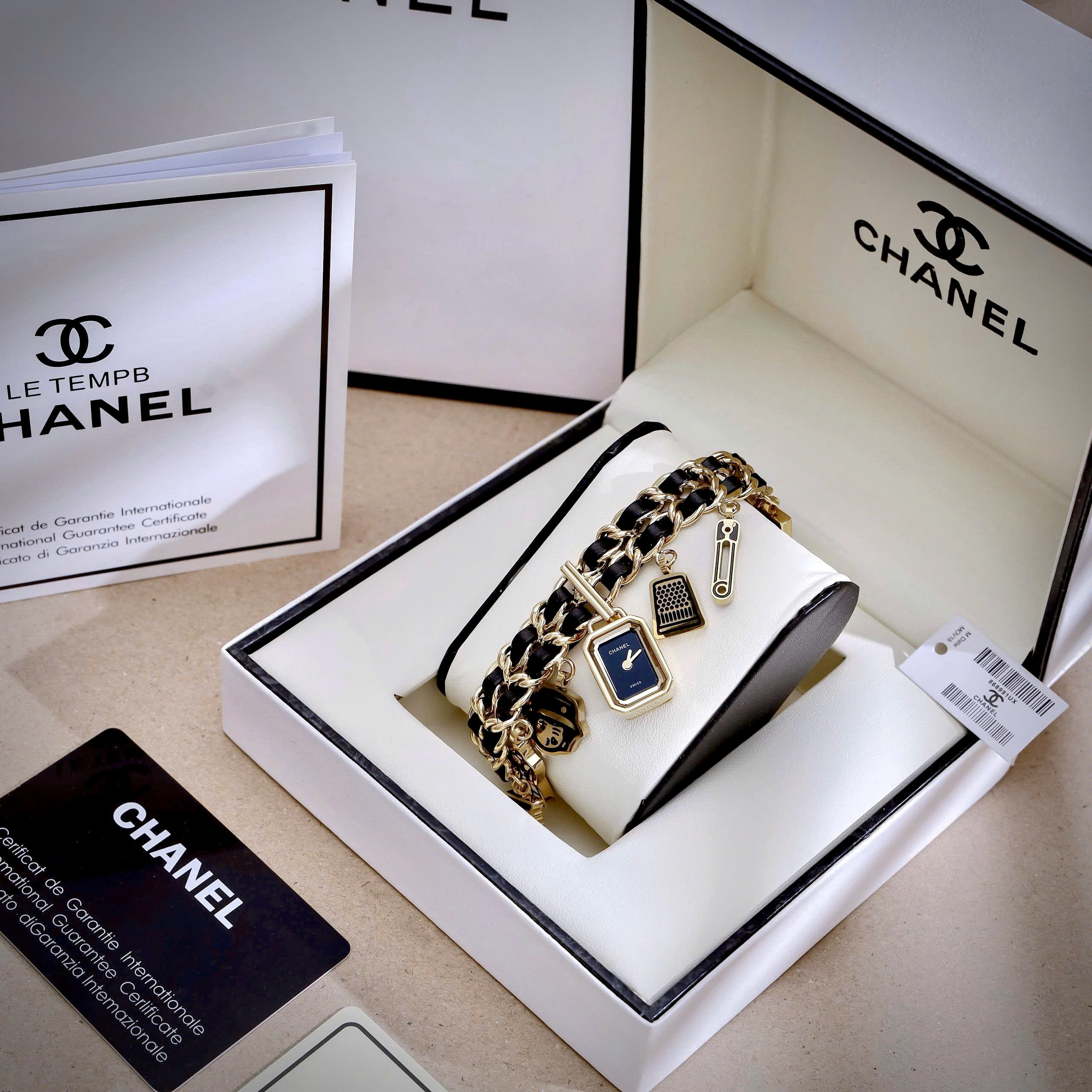 Đồng hồ Chanel Première charms H9859 máy pin nhật like auth 19.7 × 15.2 x 7.5 mm (10)