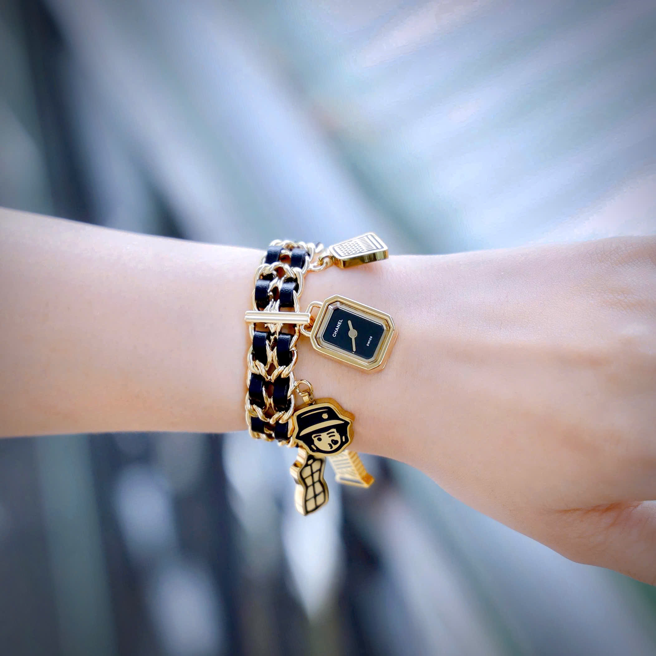 Đồng hồ Chanel Première charms H9859 máy pin nhật like auth 19.7 × 15.2 x 7.5 mm (5)