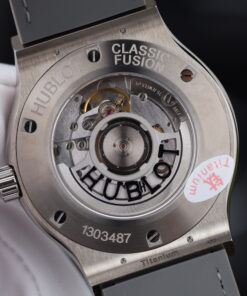 Đồng hồ Hublot Classic Fusion Replica 11 mặt xám vỏ titan siêu nhẹ nhà máy JJZ 42mm (2)